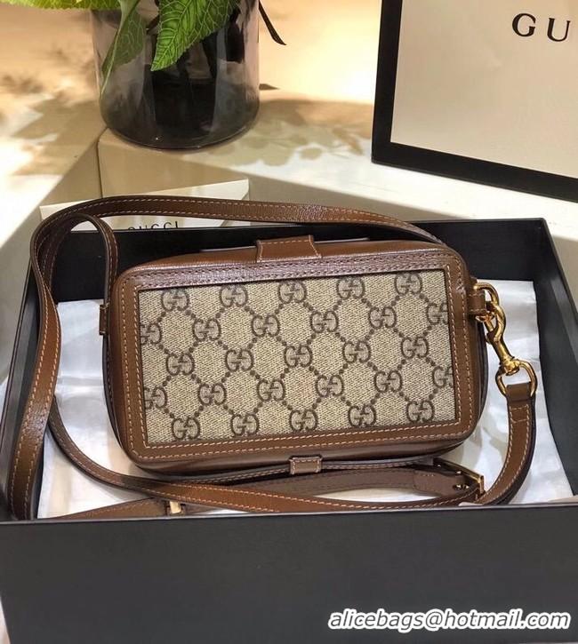 Buy Discount Gucci Horsebit 1955 mini bag 614368 brown