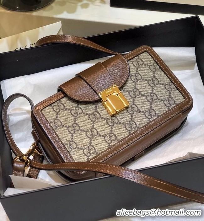 Buy Discount Gucci Horsebit 1955 mini bag 614368 brown