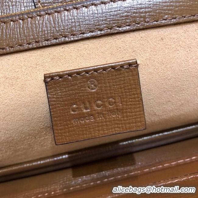 Buy Discount Gucci Horsebit 1955 mini bag 614368 brown