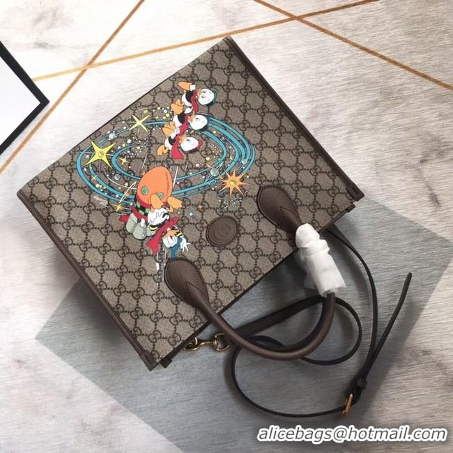 New Style Gucci Disney x Gucci Donald Duck tote bag 648134 brown