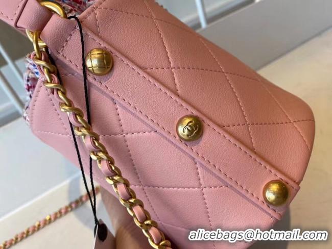 Unique Discount Chanel Drawstring Sheepskin bag AS1478 pink