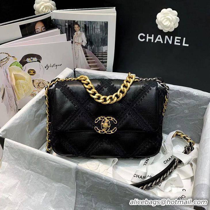 Top Grade Promotional Chanel 19 flap bag AS1160 black