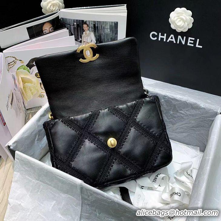 Top Grade Promotional Chanel 19 flap bag AS1160 black