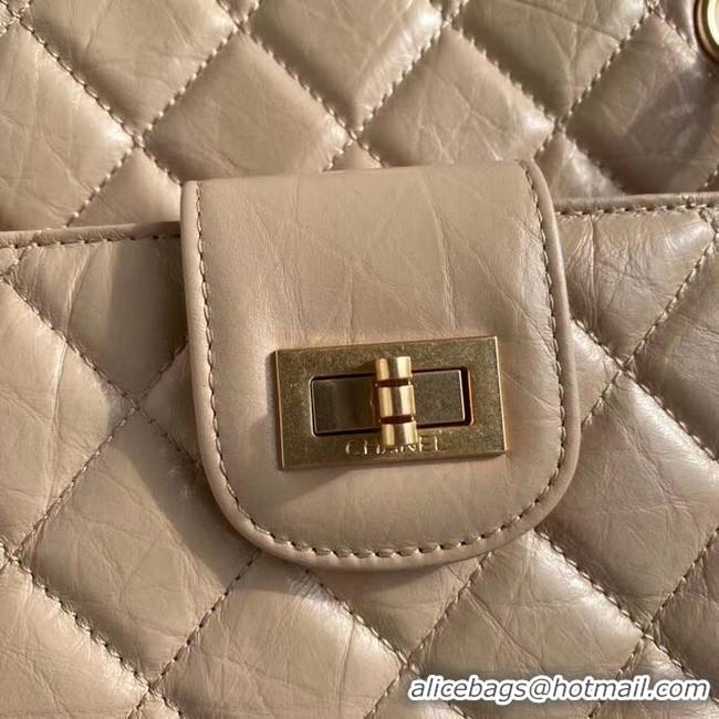 Buy Fashionable Chanel Original Lather Shopping bag AS6611 Beige