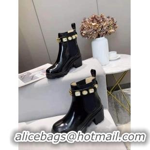 Buy Top Quality Gucci Leather Ankle Boot With Belt G1259 Black