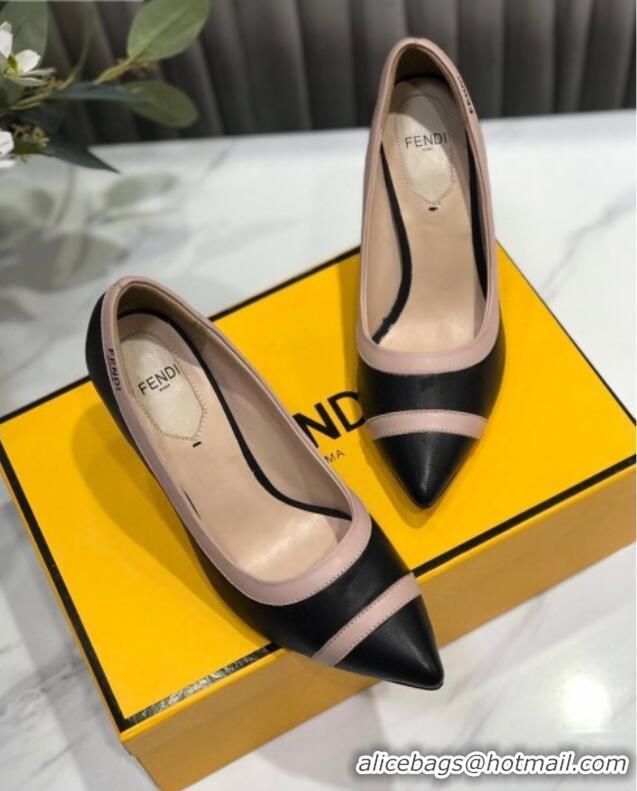 Most Popular Fendi Colibri Calfskin Pumps 9.5cm Black 122146