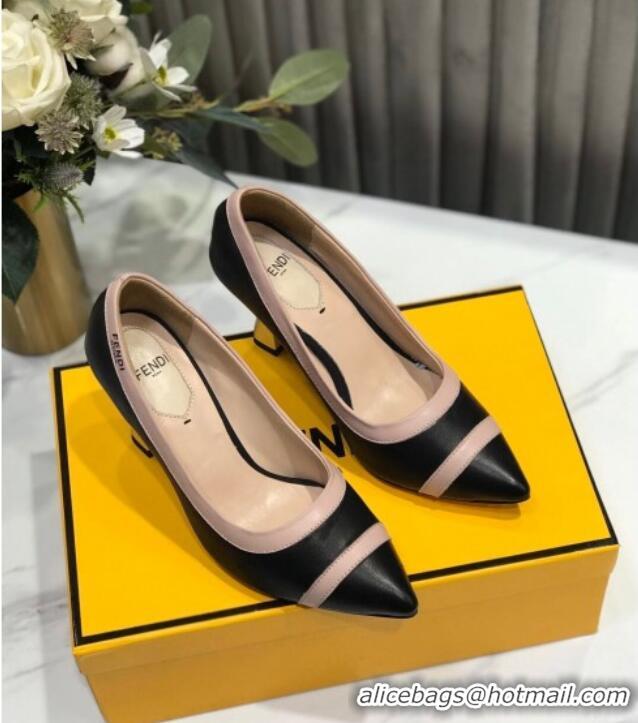 Most Popular Fendi Colibri Calfskin Pumps 9.5cm Black 122146