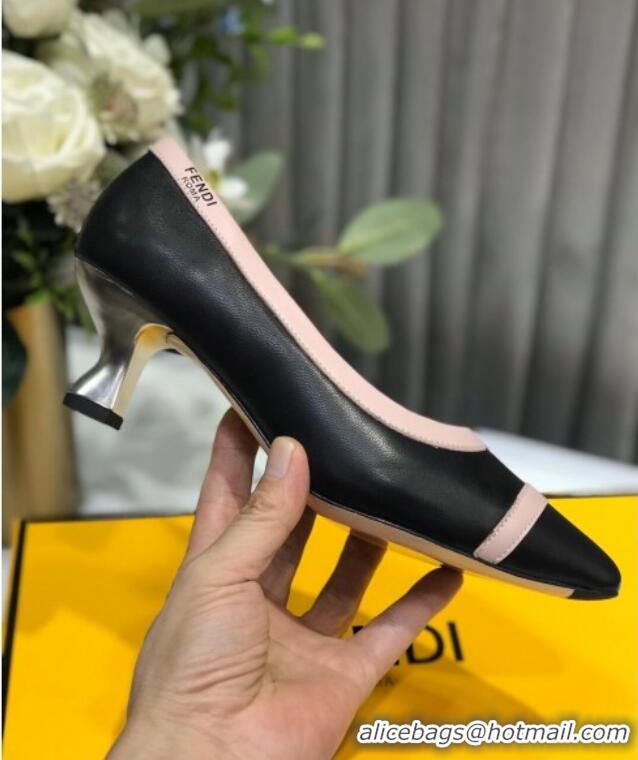 Good Looking Fendi Colibri Calfskin Pumps 5.5cm Black 122147