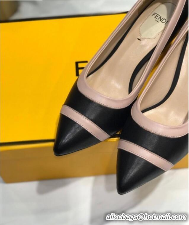 Good Looking Fendi Colibri Calfskin Pumps 5.5cm Black 122147