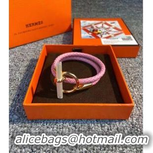 High Quality Hermes Glenan Double Tour Bracelets H8520 Pink