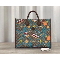 New Design Gucci Donald Duck Series Original Leather Tote Bag 650037