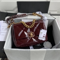 Grade Promotional chanel 19 flap bag AS1160 Burgundy