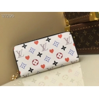 Buy Inexpensive Louis Vuitton GAME ON ZIPPY WALLET M57491 white