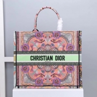 Buy Inexpensive DIOR BOOK TOTE Multicolor Tie & Dior Embroidery M1286