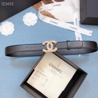 Buy Cheapest Chanel Original Calf Leather 3602 black Gold