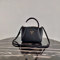 Market Sells Prada Deer skin bag tote 1BC145 Black