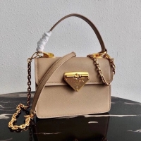 Buy Discount Prada Saffiano leather Prada Symbole bag 1BN021 Biscuits