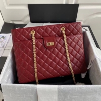 Well Crafted Chanel Original Lather Shopping bag AS6611 red