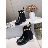 Buy Top Quality Gucci Leather Ankle Boot With Belt G1259 Black