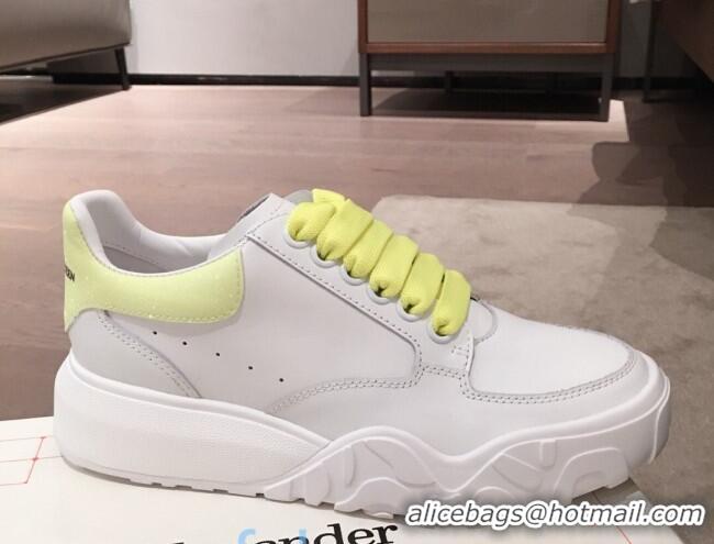 Best Price Alexander McQueen Sneakers Pastel 00954 Yellow 