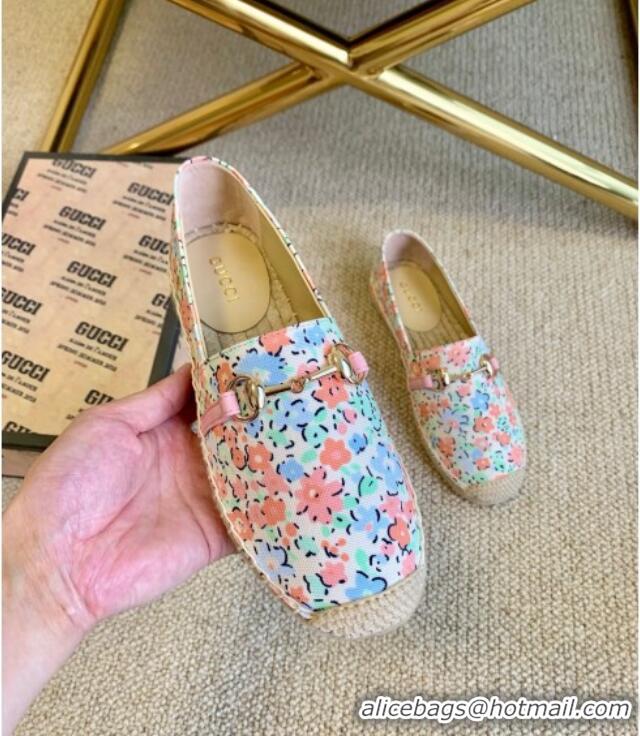 Most Popular Gucci Liberty London Flora Print Canvas Espadrilles 111260 Green