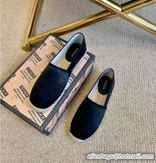 Best Design Gucci GG Silk Espadrilles 11264 Black