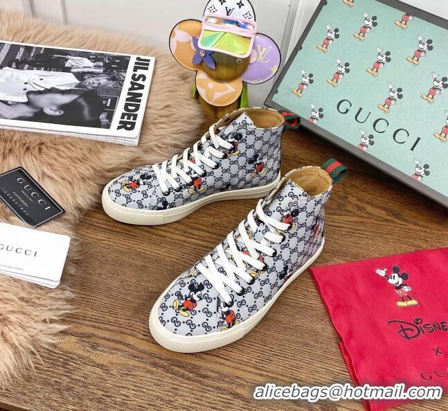 Trendy Design Gucci x Disney GG High top Sneakers 111438 Grey