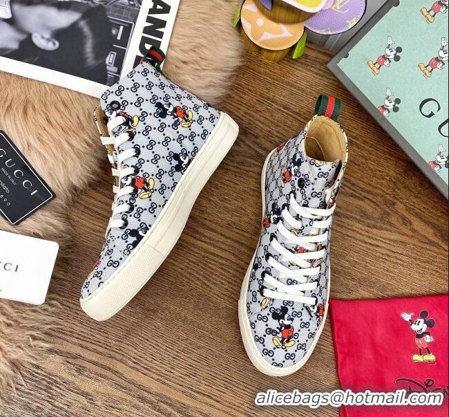 Trendy Design Gucci x Disney GG High top Sneakers 111438 Grey