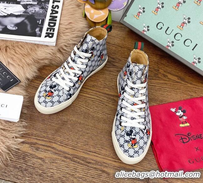 Trendy Design Gucci x Disney GG High top Sneakers 111438 Grey