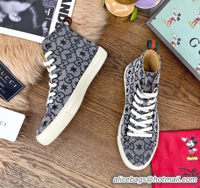 Trendy Design Gucci x Disney GG High top Sneakers 111438 Grey