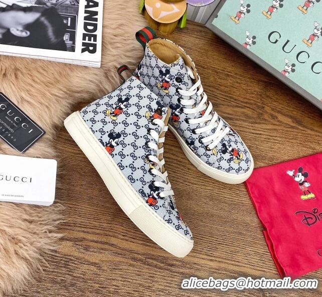 Trendy Design Gucci x Disney GG High top Sneakers 111438 Grey