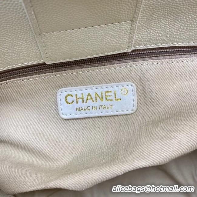 Affordable Price Chanel Small Shopping Bag AS2286 White