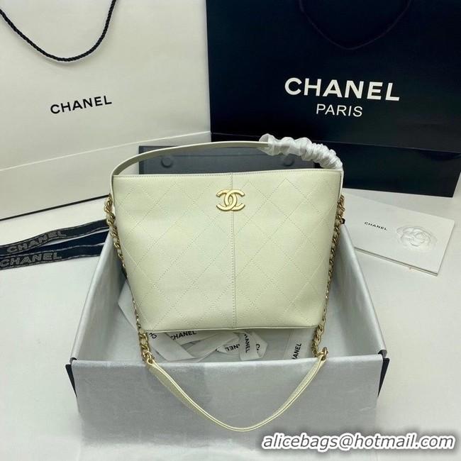 Affordable Price Chanel Small Shopping Bag AS2286 White