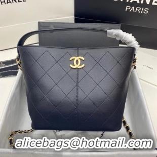 Luxury Discount Chanel Small shopping Bag AS2286 Black