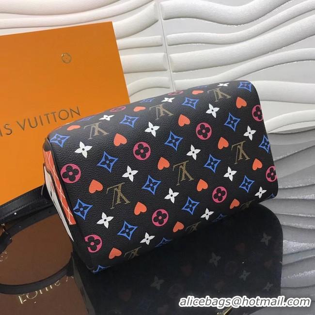 Buy Inexpensive Louis Vuitton GAME ON SPEEDY BANDOULIERE 25 M57466 black