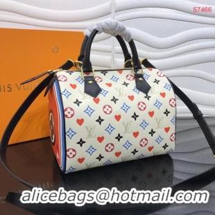 Best Price Louis Vuitton GAME ON SPEEDY BANDOULIERE 25 M57466 white