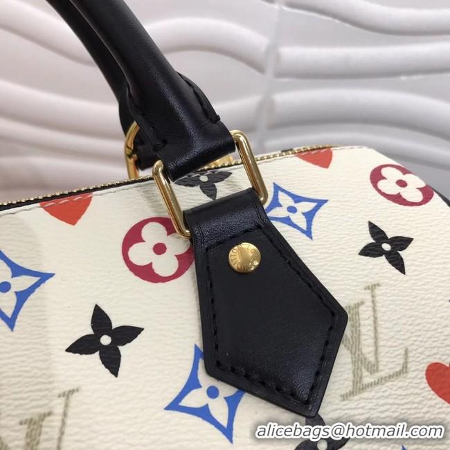 Best Price Louis Vuitton GAME ON SPEEDY BANDOULIERE 25 M57466 white