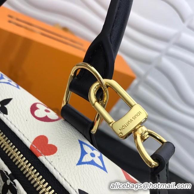 Best Price Louis Vuitton GAME ON SPEEDY BANDOULIERE 25 M57466 white