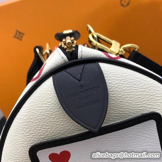 Best Price Louis Vuitton GAME ON SPEEDY BANDOULIERE 25 M57466 white