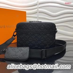 Trendy Design Louis Vuitton DUO MESSENGER M69827 black