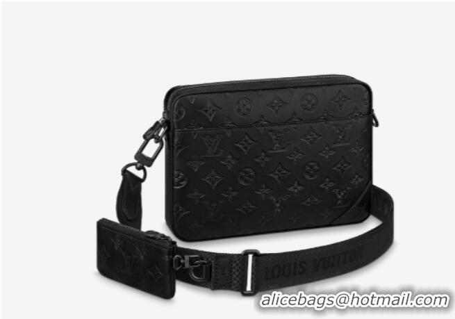 Trendy Design Louis Vuitton DUO MESSENGER M69827 black