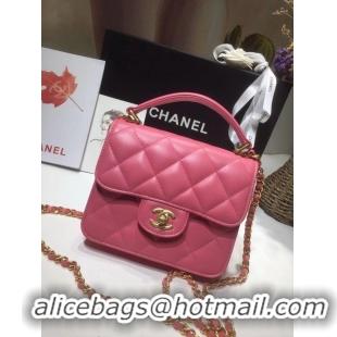 Luxury Discount Chanel Small tote bag 8817 pink