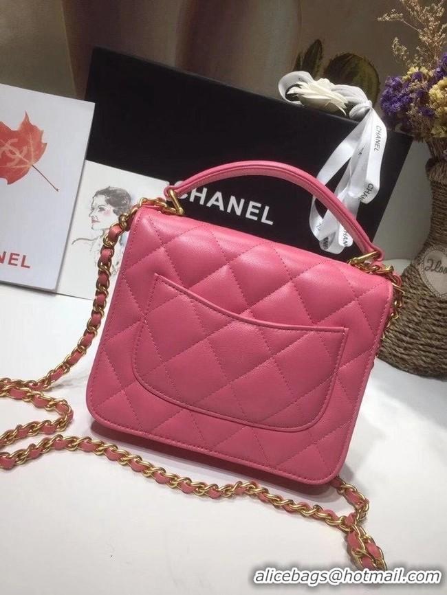 Luxury Discount Chanel Small tote bag 8817 pink