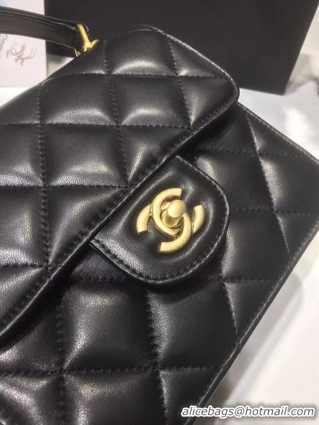 Top Grade Chanel small tote bag 8817 black