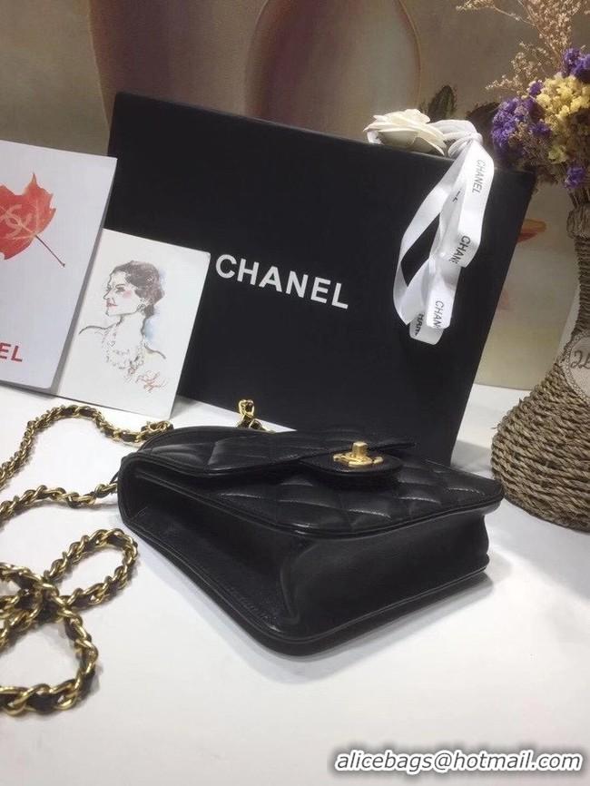 Top Grade Chanel small tote bag 8817 black