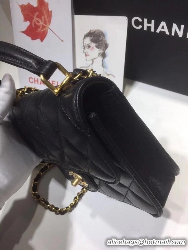 Top Grade Chanel small tote bag 8817 black