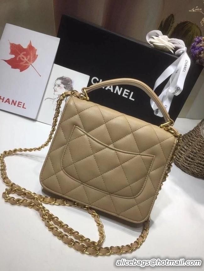 Lower Price Chanel small tote bag 8817 Khaki