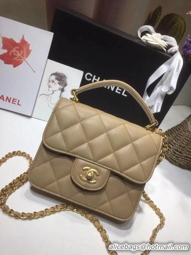 Lower Price Chanel small tote bag 8817 Khaki