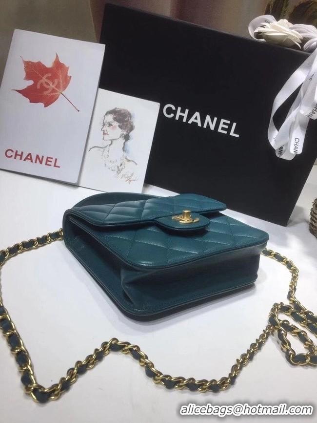 Original Cheap Chanel small tote bag 8817 blue