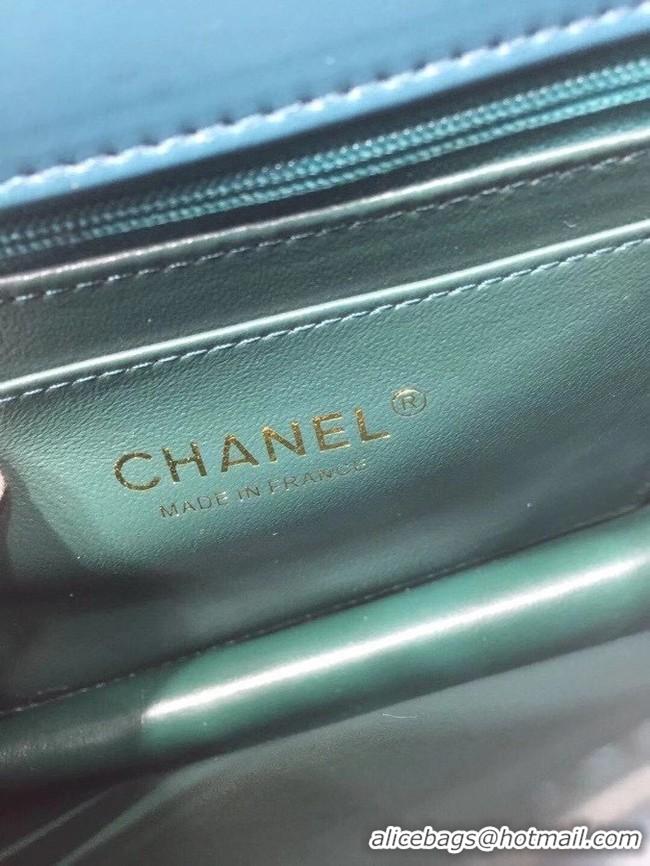 Original Cheap Chanel small tote bag 8817 blue